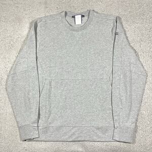 B Draddy Sweatshirt Mens L Gray Crewneck Pullover Golf Stretch Pockets